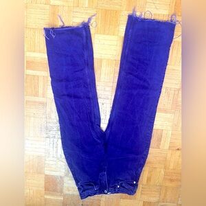 Zara purple jeans